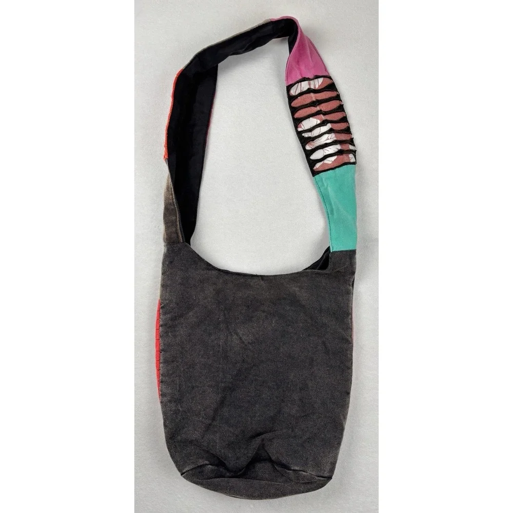 Patchwork Slouch Shoulder Bag Boho Hippie Festival Hobo‎ Purse